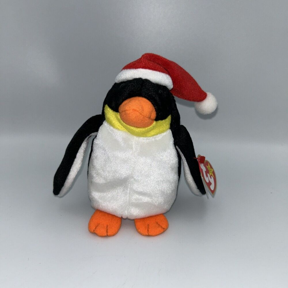 Vintage Zero Holiday Penguin 1998 Retired Ty Beanie Babies Baby